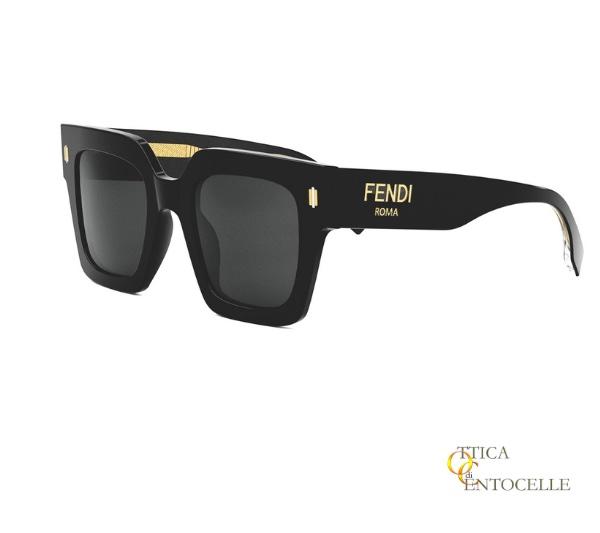 Occhiale da sole da donna nero Fendi mod. FE40101I